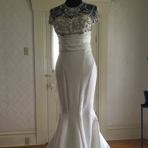 Trumpet Skirt wedding gown.